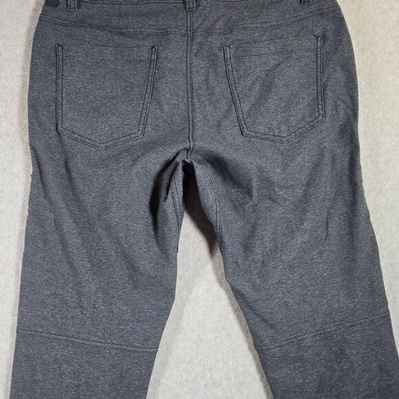 Lululemon ABC Tech Slim Fit Canvas Pants Gray LM5983S Casual Workwear Men 32xew - Picture 7 of 12